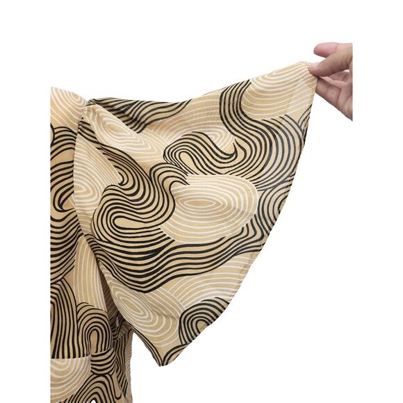 Ashley Stewart Peplum Blouse Flutter Sleeve Size 26 3X - Picture 3 of 11